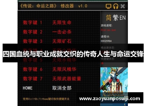 四国血统与职业成就交织的传奇人生与命运交锋